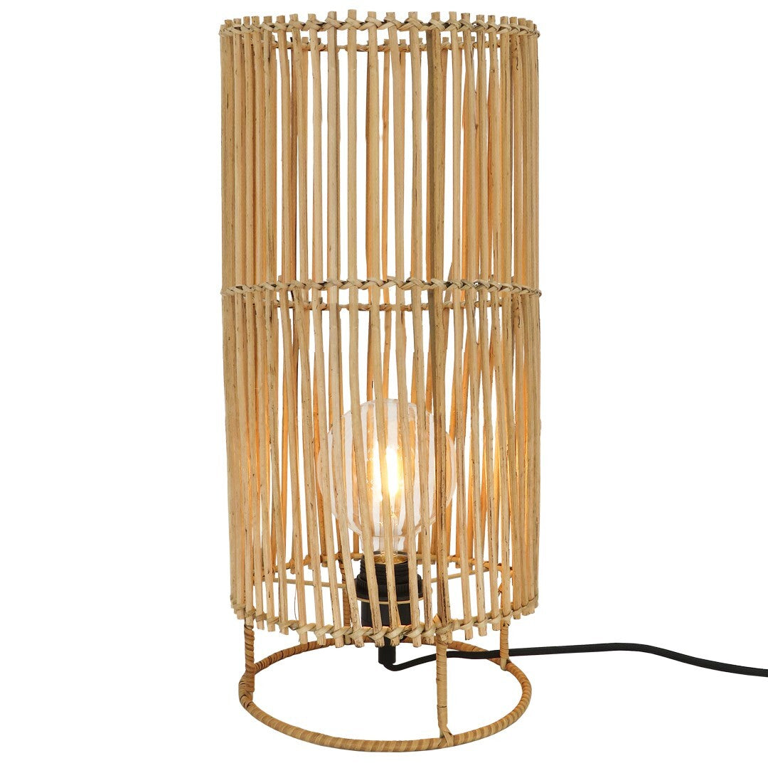 SUN RATTAN TABLE LAMP