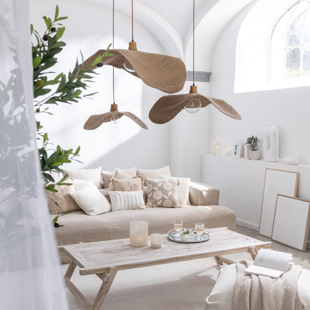 BOUCAN CEILING JUTE LAMP