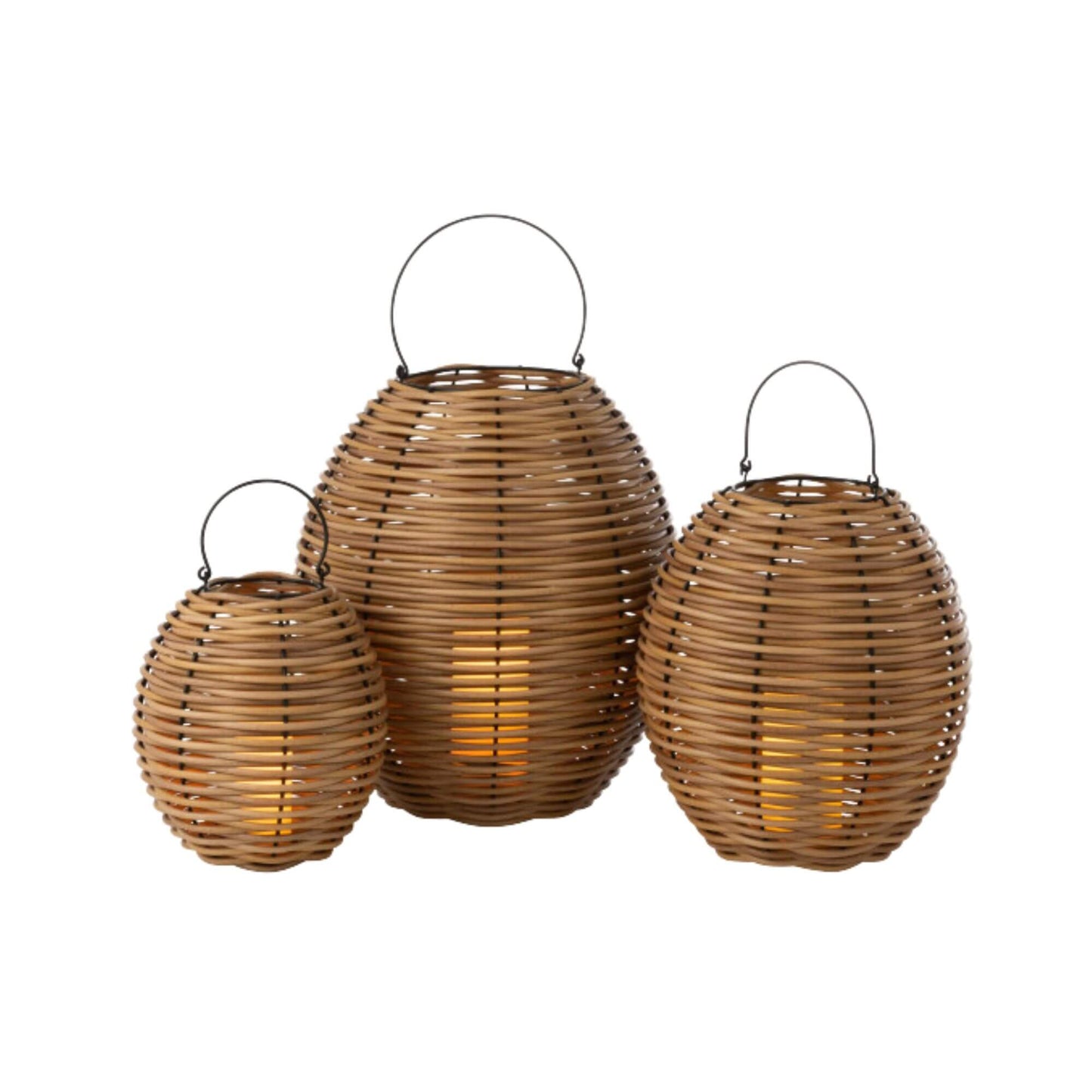 CANE LANTERN + LED CANDLE