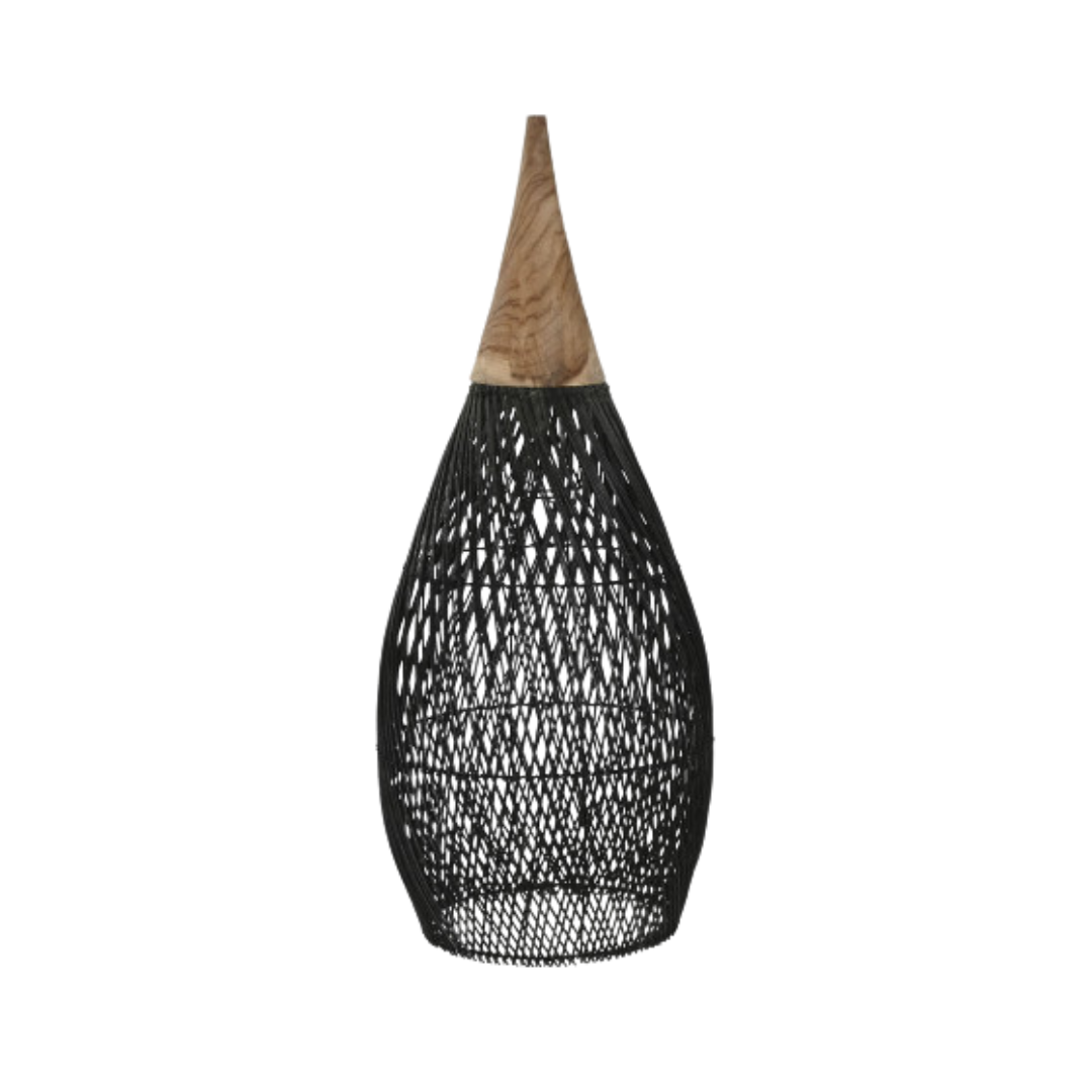 SUMATRA CEILING LAMP SHADE | BLACK