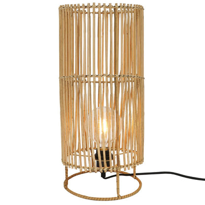 SUN RATTAN TABLE LAMP