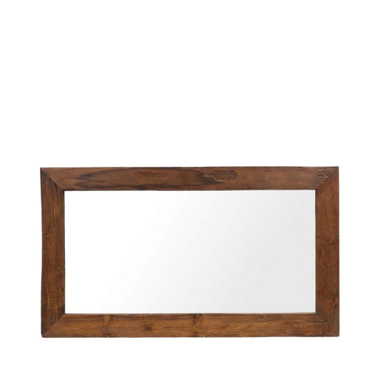 TEAK WOOD MIRROR | 130X70CM