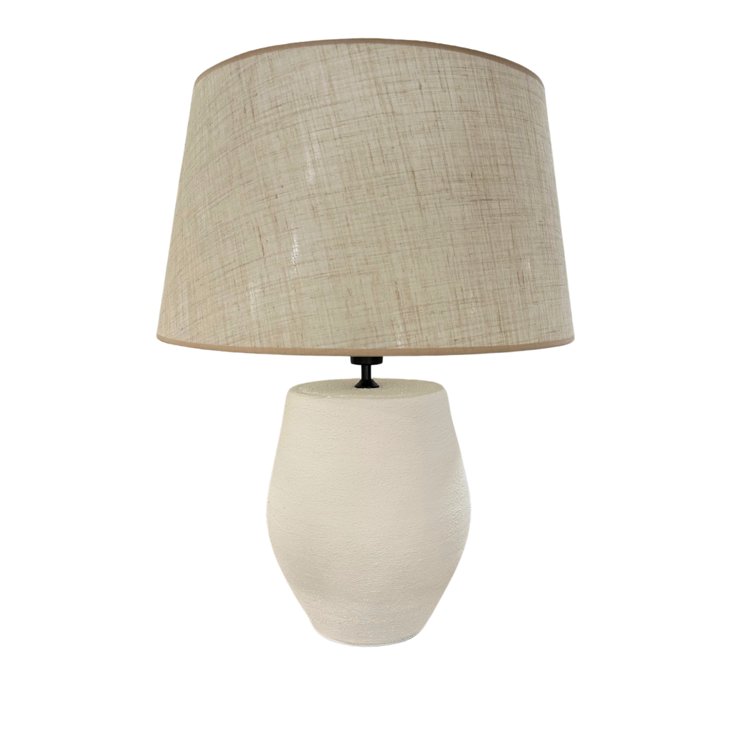 TINA TABLE LAMP | WHITE/NATURAL 50X65CM
